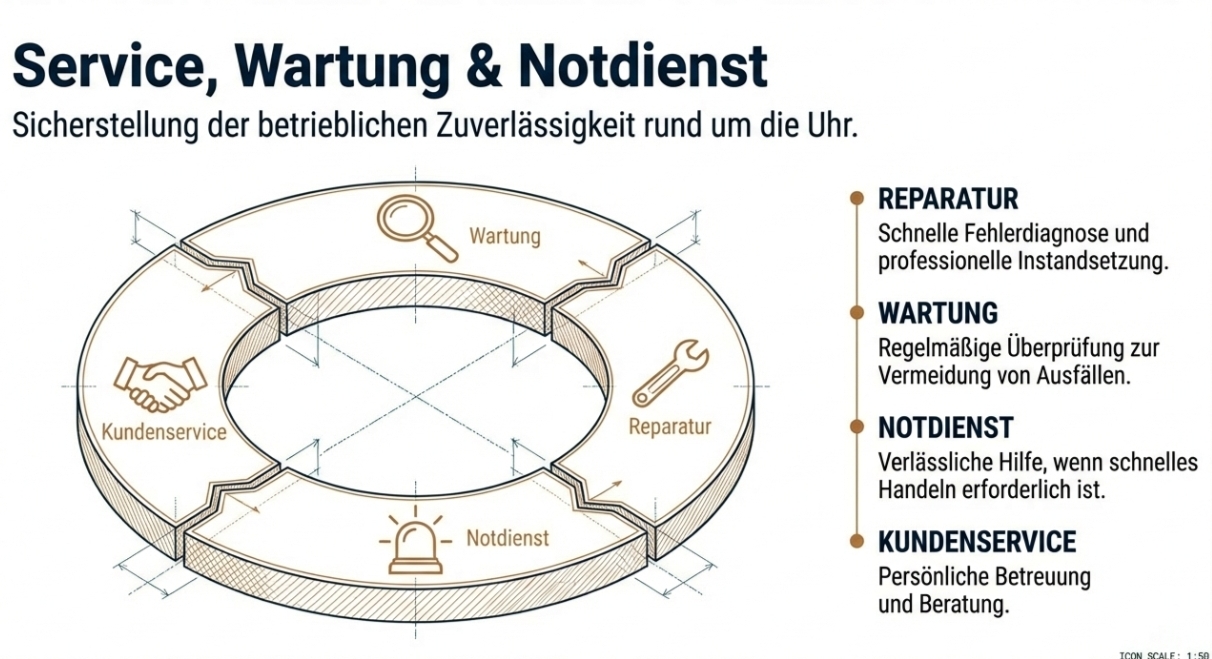 Service, Wartung & Notdienst